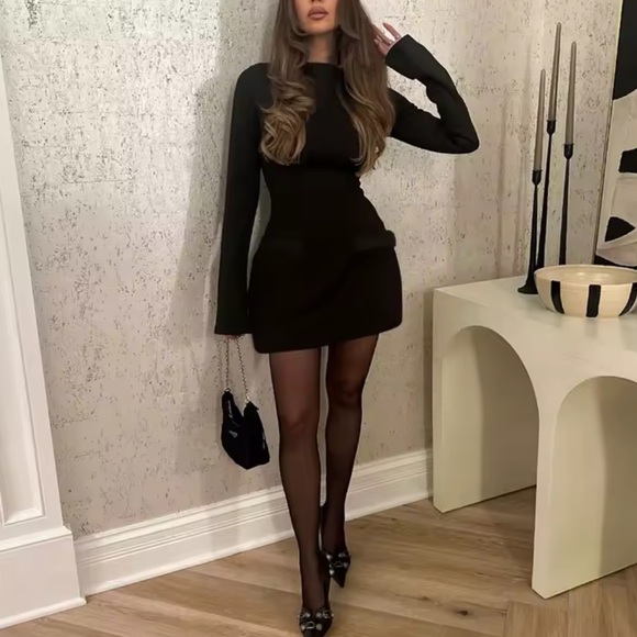 🎉Look stunning in this Perfect Red Or Black Double Bow Mini Dress - Picture 13 of 13